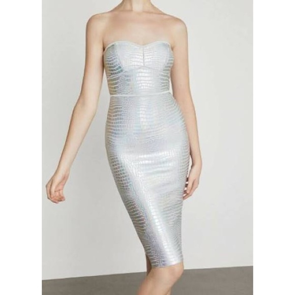 ✨NWT BCBG Holographic Dress - Picture 2 of 6